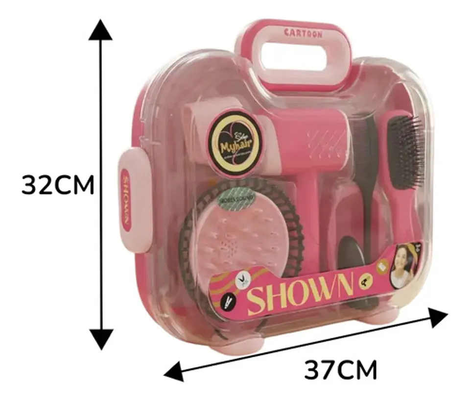 Set De Maleta Kit Maletin De Belleza Peluqueria Infantil 6