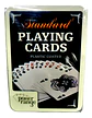 Baraja Cartas Juego Poker Plásticas Estuche Metálico Dados - Miniatura 1