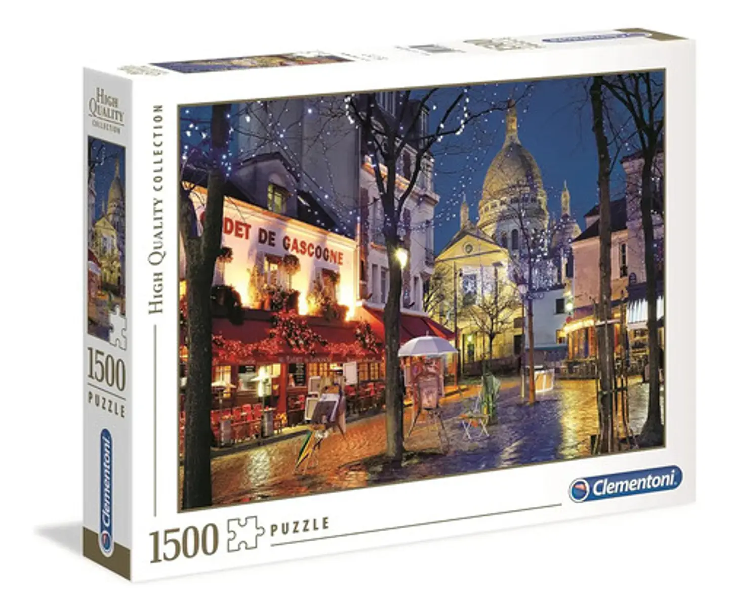 Rompecabezas Paris Montmartre 1500p Clementoni Francia Coeur 1
