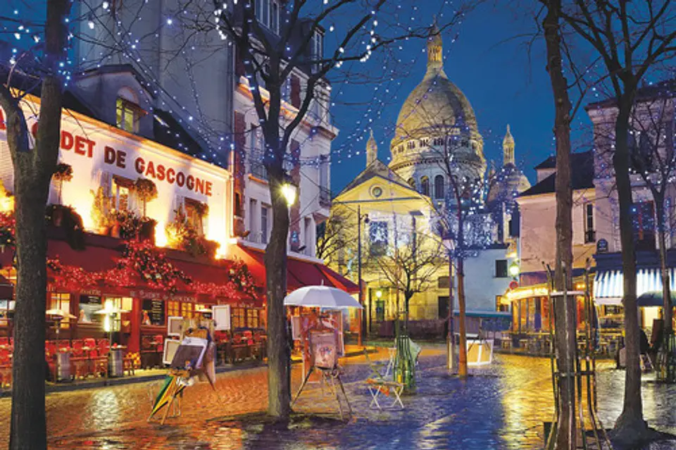 Rompecabezas Paris Montmartre 1500p Clementoni Francia Coeur 2