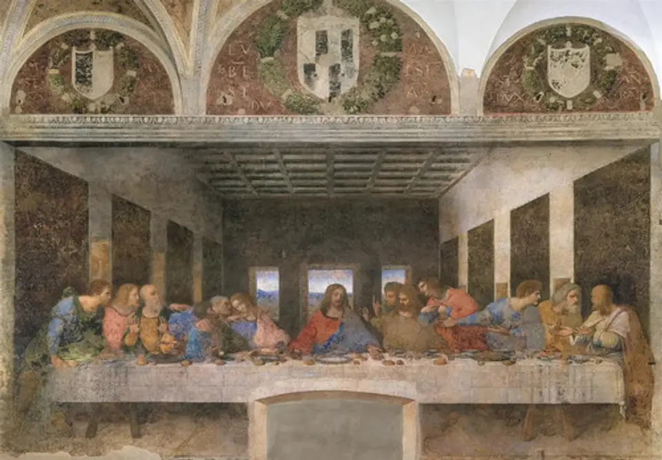 Rompecabezas 1000 Piezas Arte Última Cena Da Vinci Clementon 2