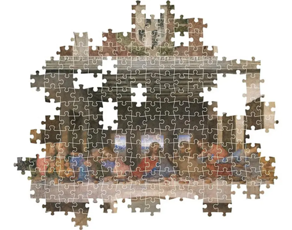 Rompecabezas 1000 Piezas Arte Última Cena Da Vinci Clementon 3