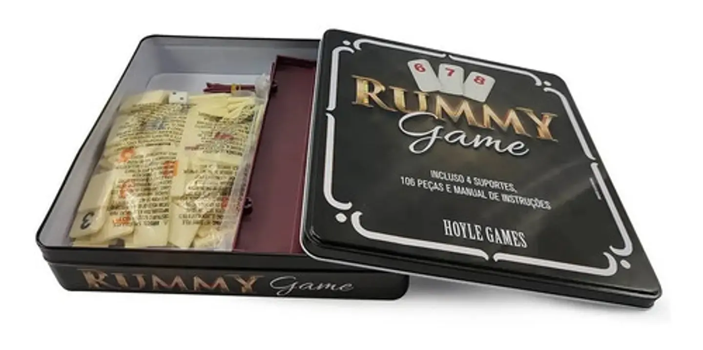 Juego de 106 piezas de estuches Hoyle de Rummy Game 5