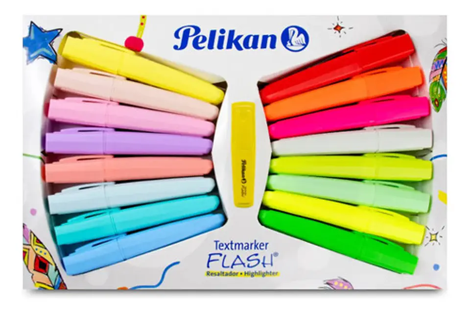 Resaltadores Textmarker Búho X16 Pelikan Pastel-neon 2