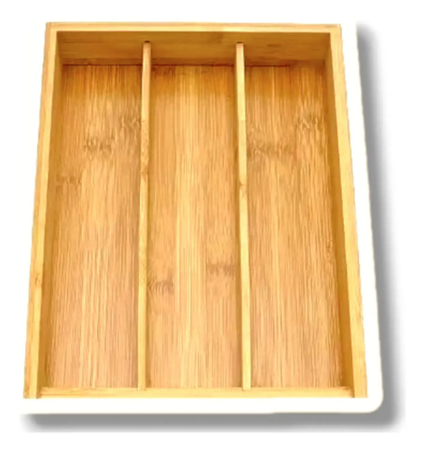 Organizador De Cajones Para Cubiertos Utensilios 3 Secciones 1