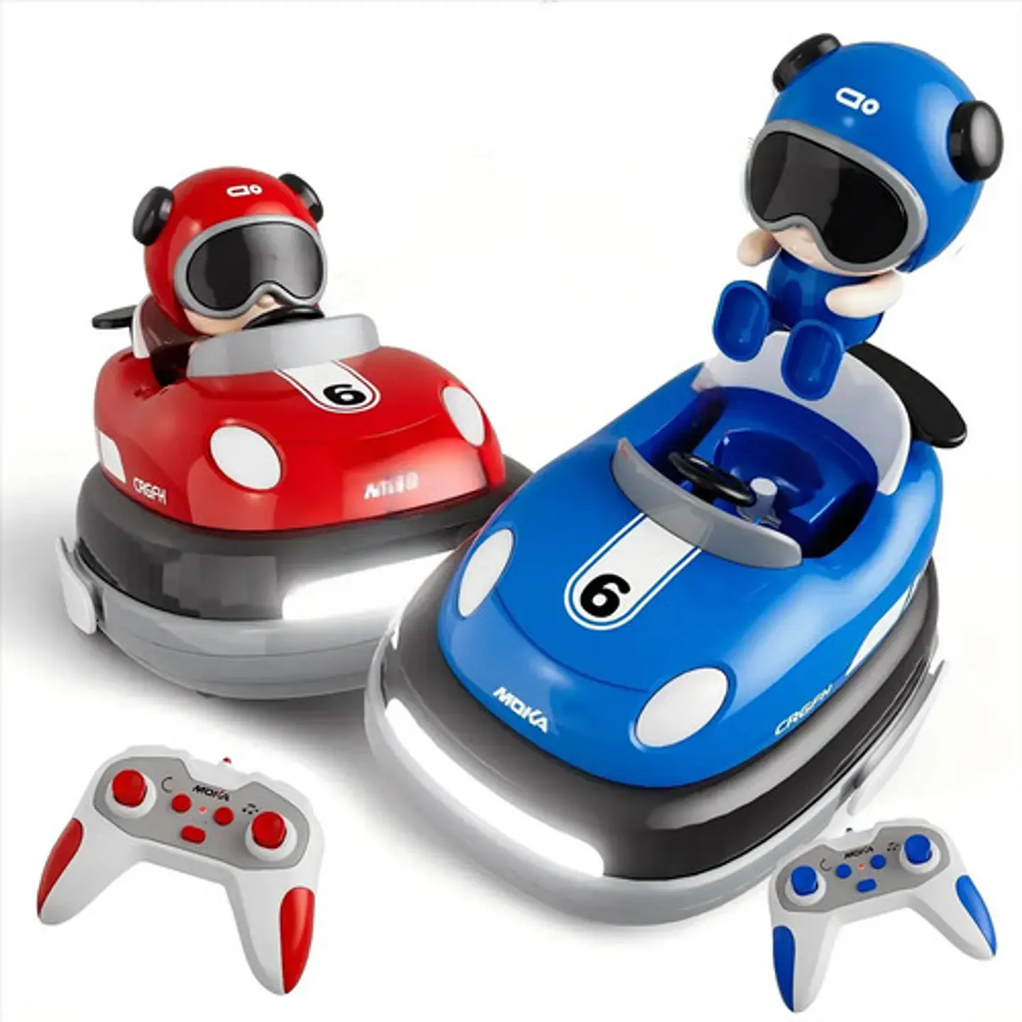 Carros De Choque Rc Speed Vehículos Minieyectores Recargable Azul/rojo Bumper Car 1