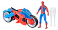 Figura Epic World of Action Moto Arácnida Spiderman Marvel - Miniatura 7