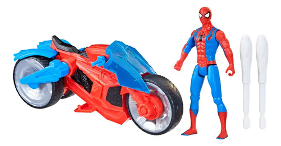 Figura Epic World of Action Moto Arácnida Spiderman Marvel 7