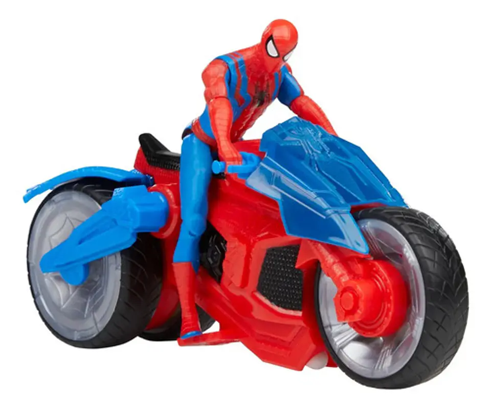 Figura Epic World of Action Moto Arácnida Spiderman Marvel 8