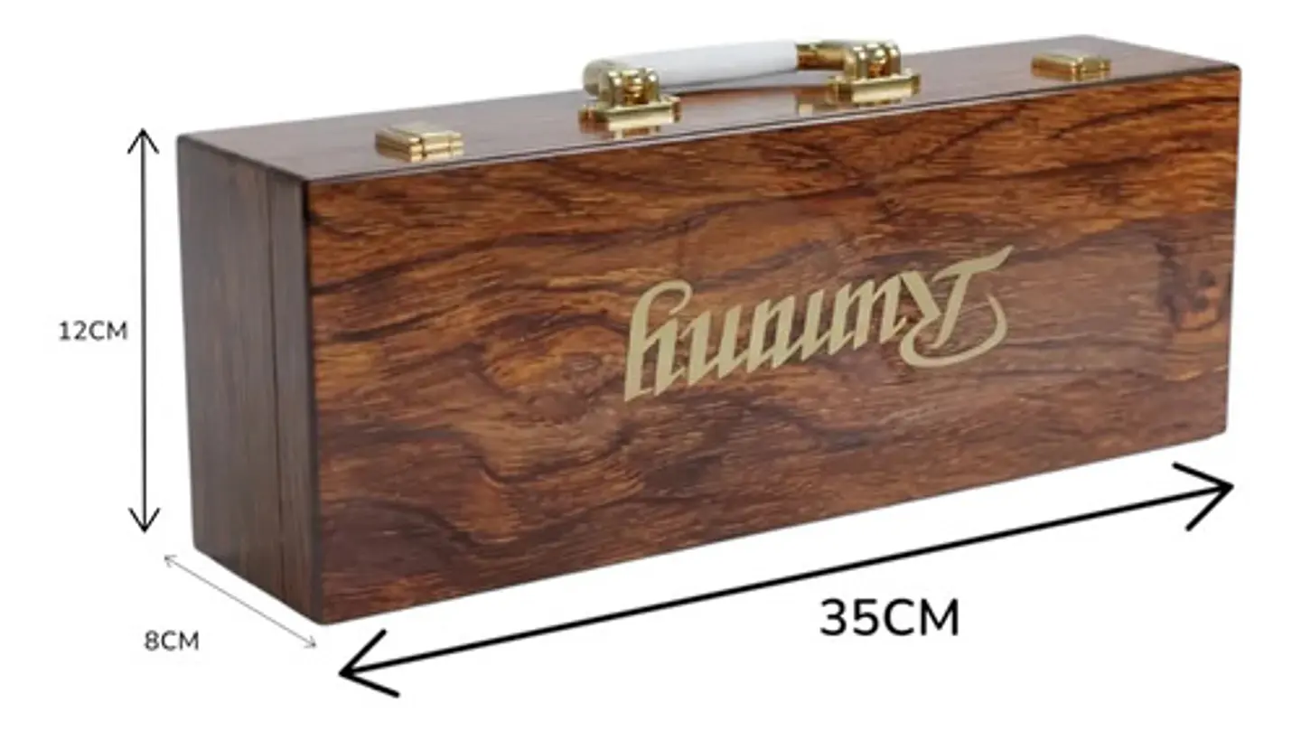 Juego De Mesa Rummy Q En Estuche De Madera De Lujo Brillante 7