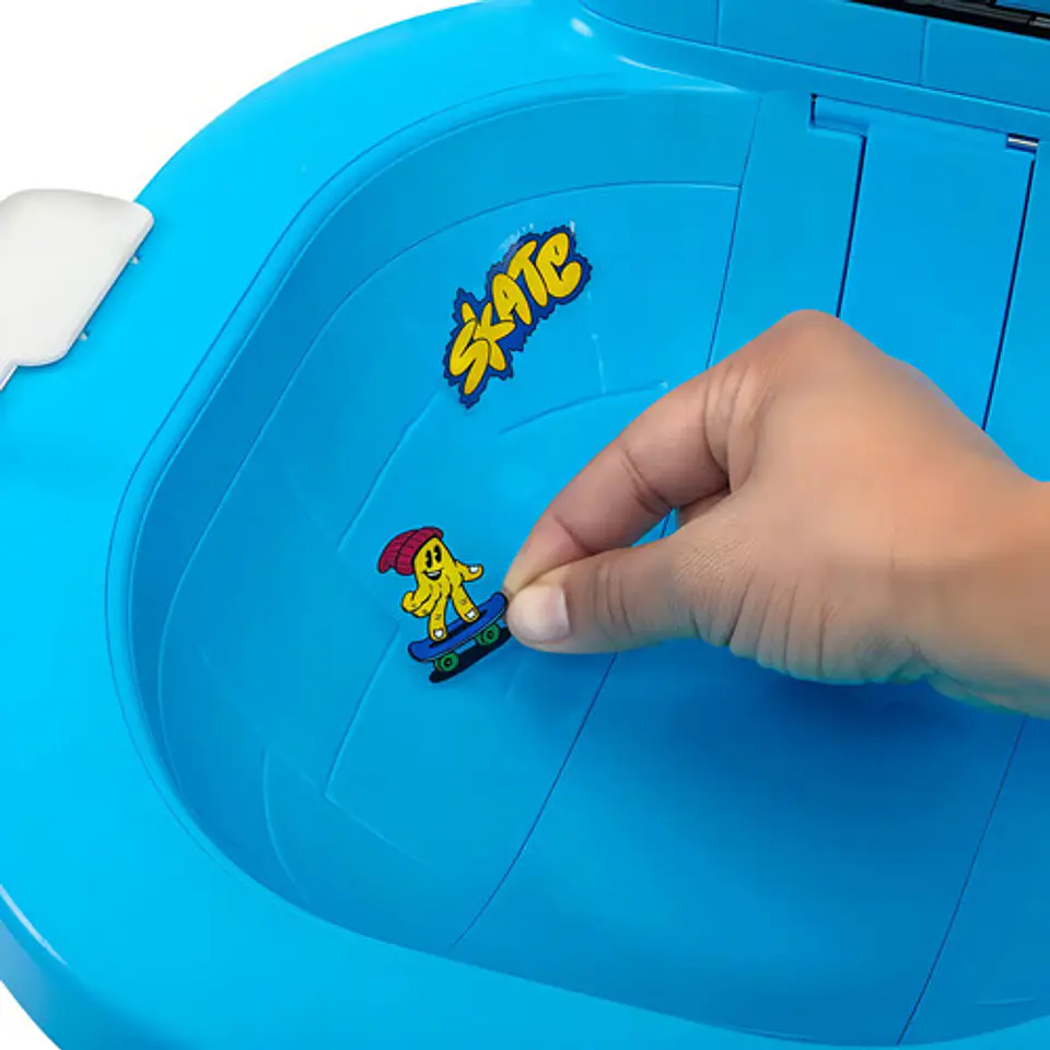 Pista De Juguete - Hot Wheels Skate - Set Bowl De Inodoro 2