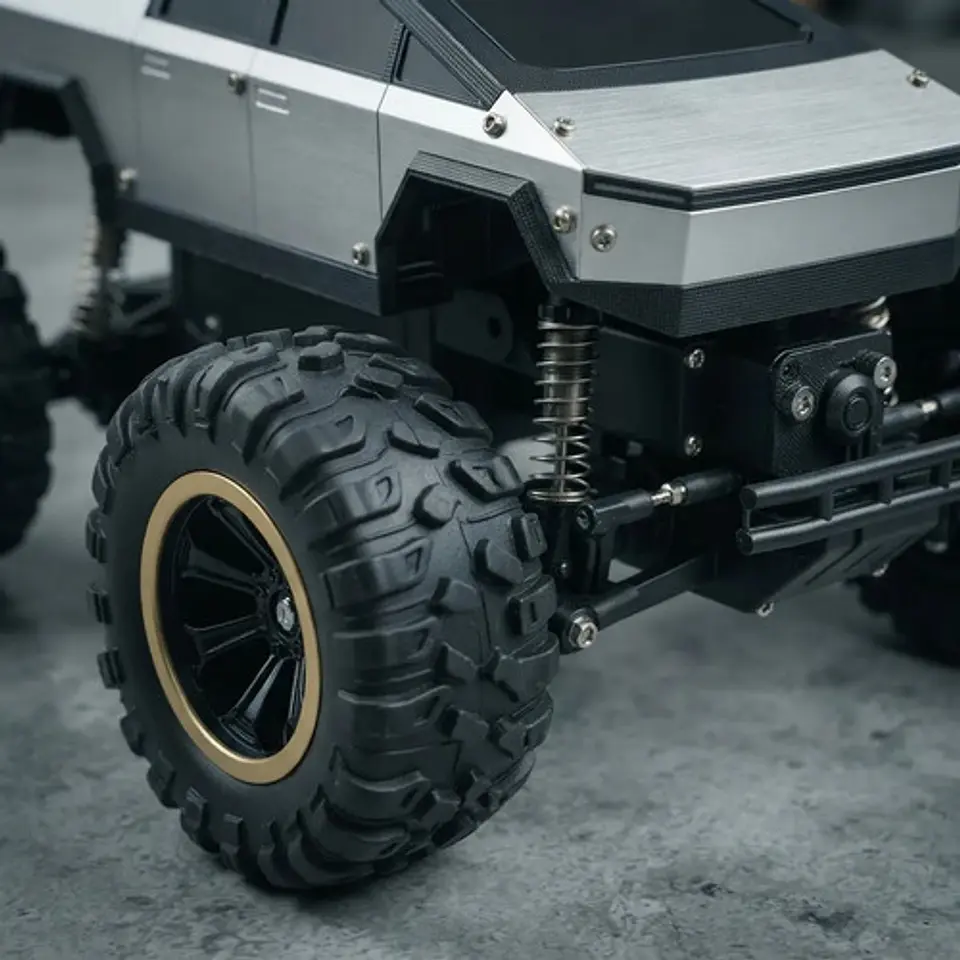 Carro Rc Cyber Trcuk Todoterreno 4x4 Con Camara Recargable 7
