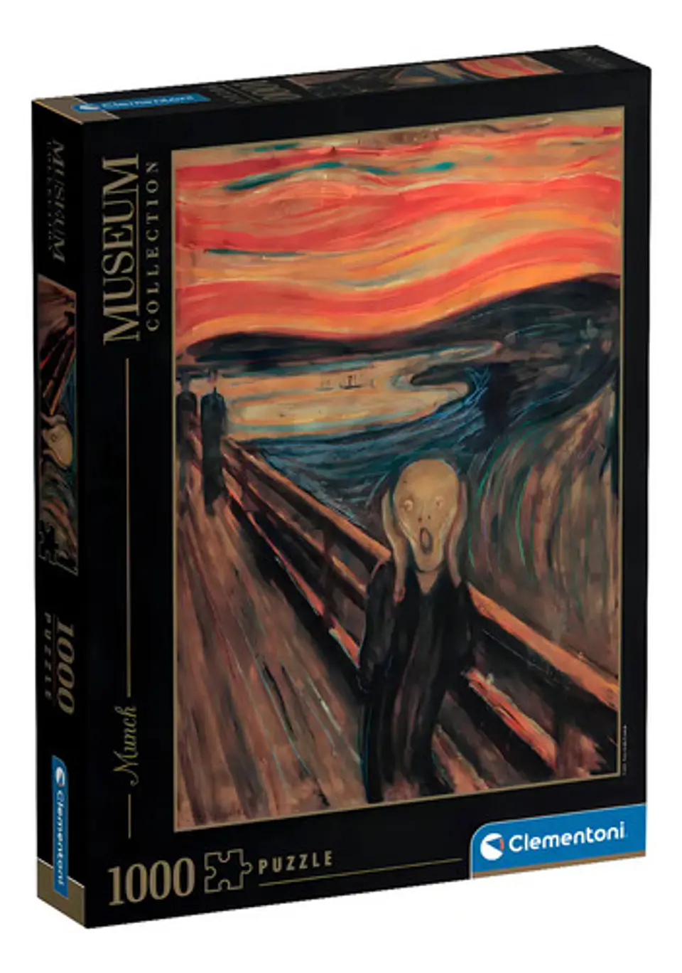 Rompecabezas Clementoni El Grito Munch 1000 Piezas Arte 1