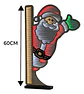 Figura Decorativa Papá Noel Con Luces Led Efecto Infinito - Miniatura 6
