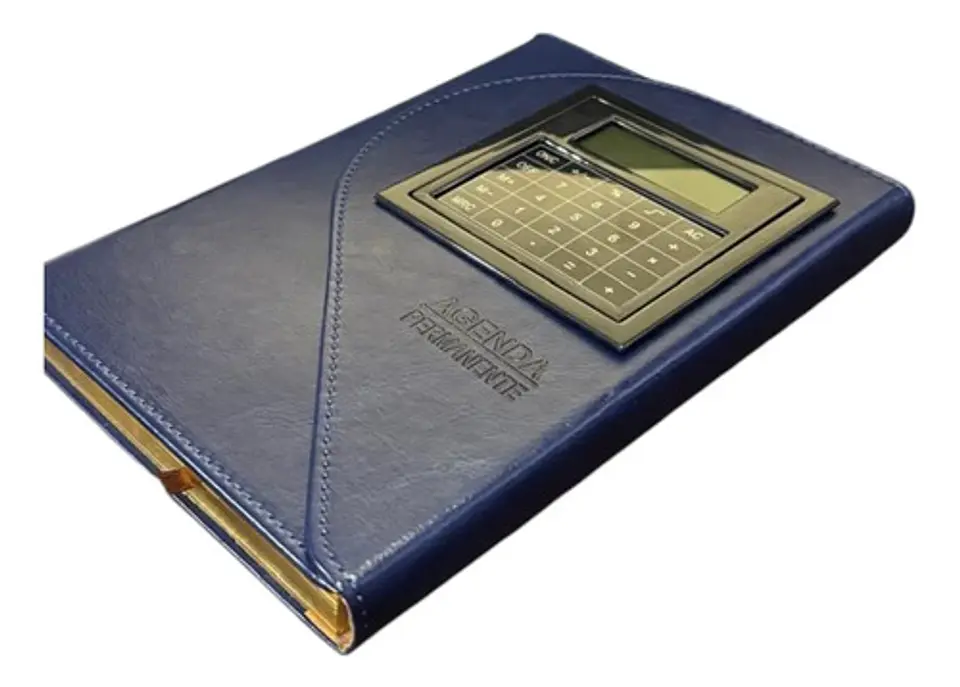 Agenda Solapa Magnética Permanente Con Calculadora 21x14cm 2