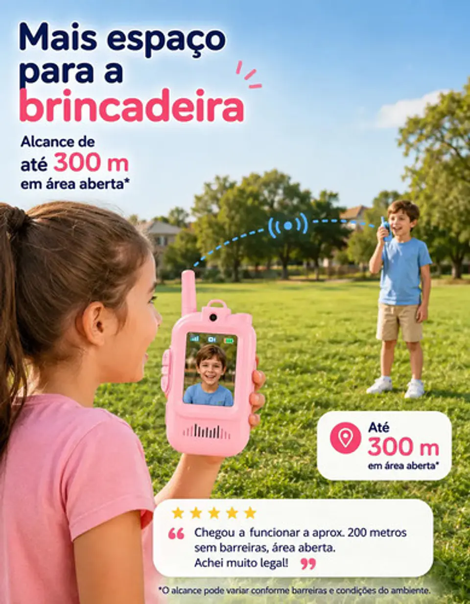 Kit De 2 Walkie Talkie, Cámara De Videollamada Para Niños 6