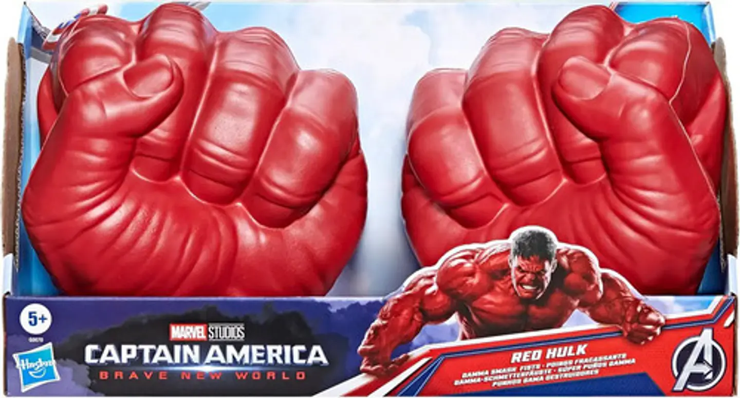 Capitan America Brave New World Puños Red Hulk Gamma Smash Hasbro 1