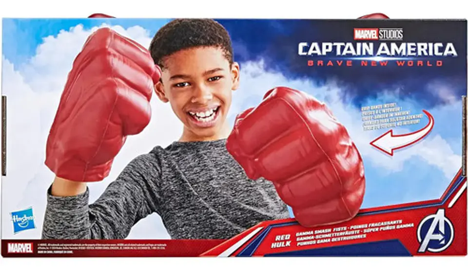 Capitan America Brave New World Puños Red Hulk Gamma Smash Hasbro 3