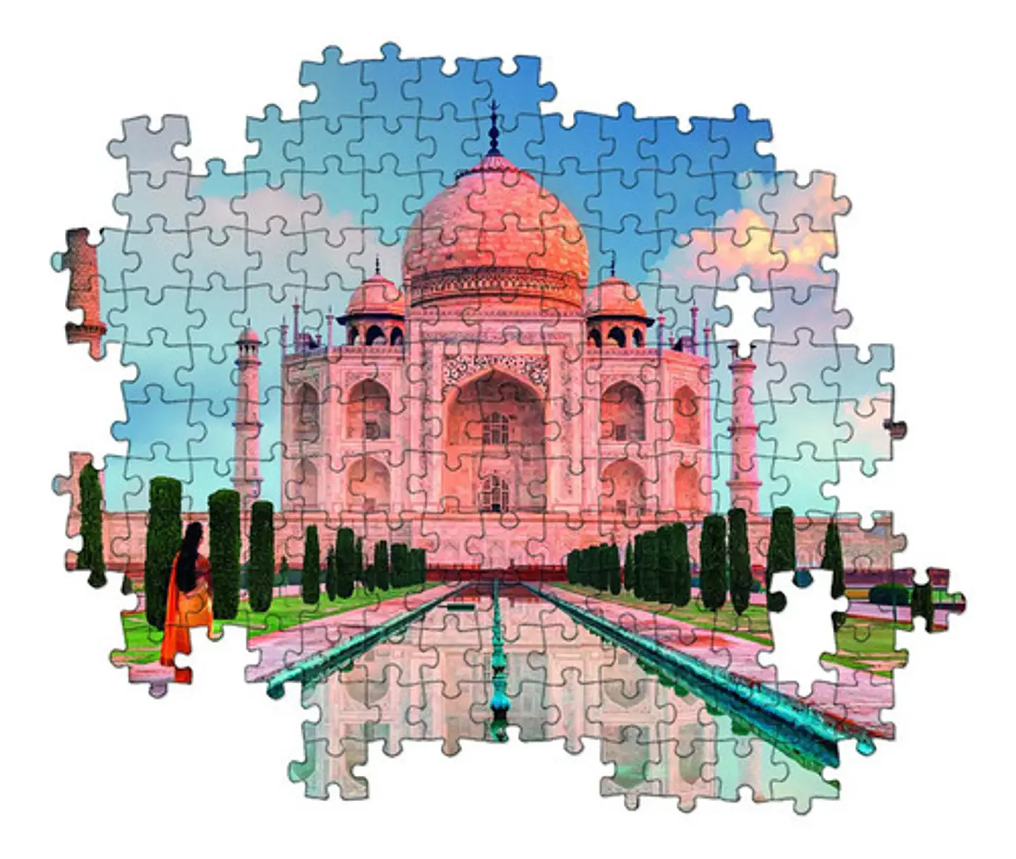 Taj Mahal India Rompecabezas 1500 Pz Clementoni Arquitectura 4