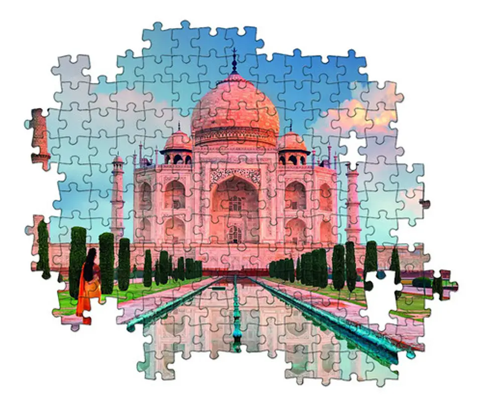 Taj Mahal India Rompecabezas 1500 Pz Clementoni Arquitectura 4