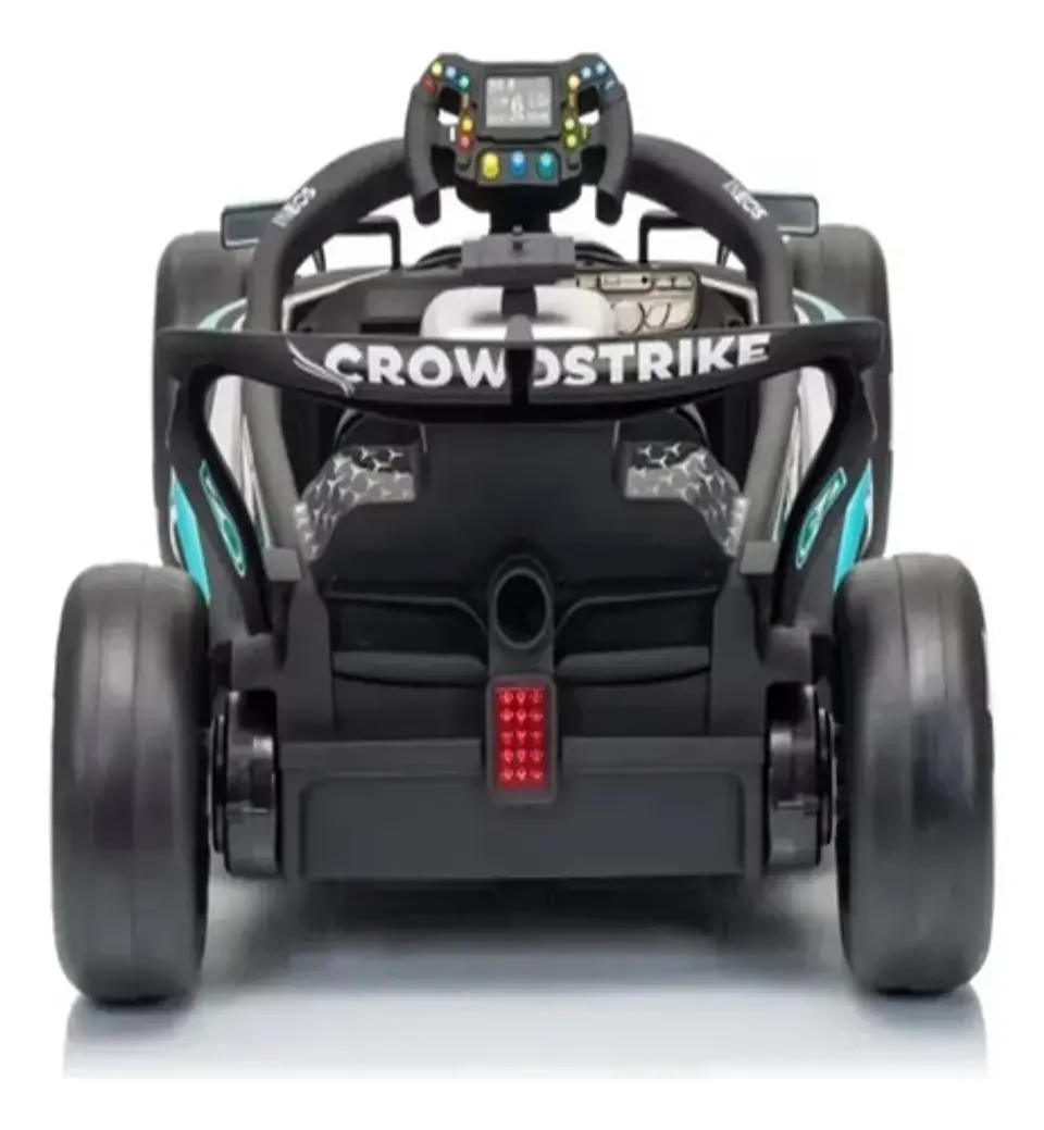 Auto Eléctrico A Batería Mercedes Benz F1 Negro Infanti Negro 3