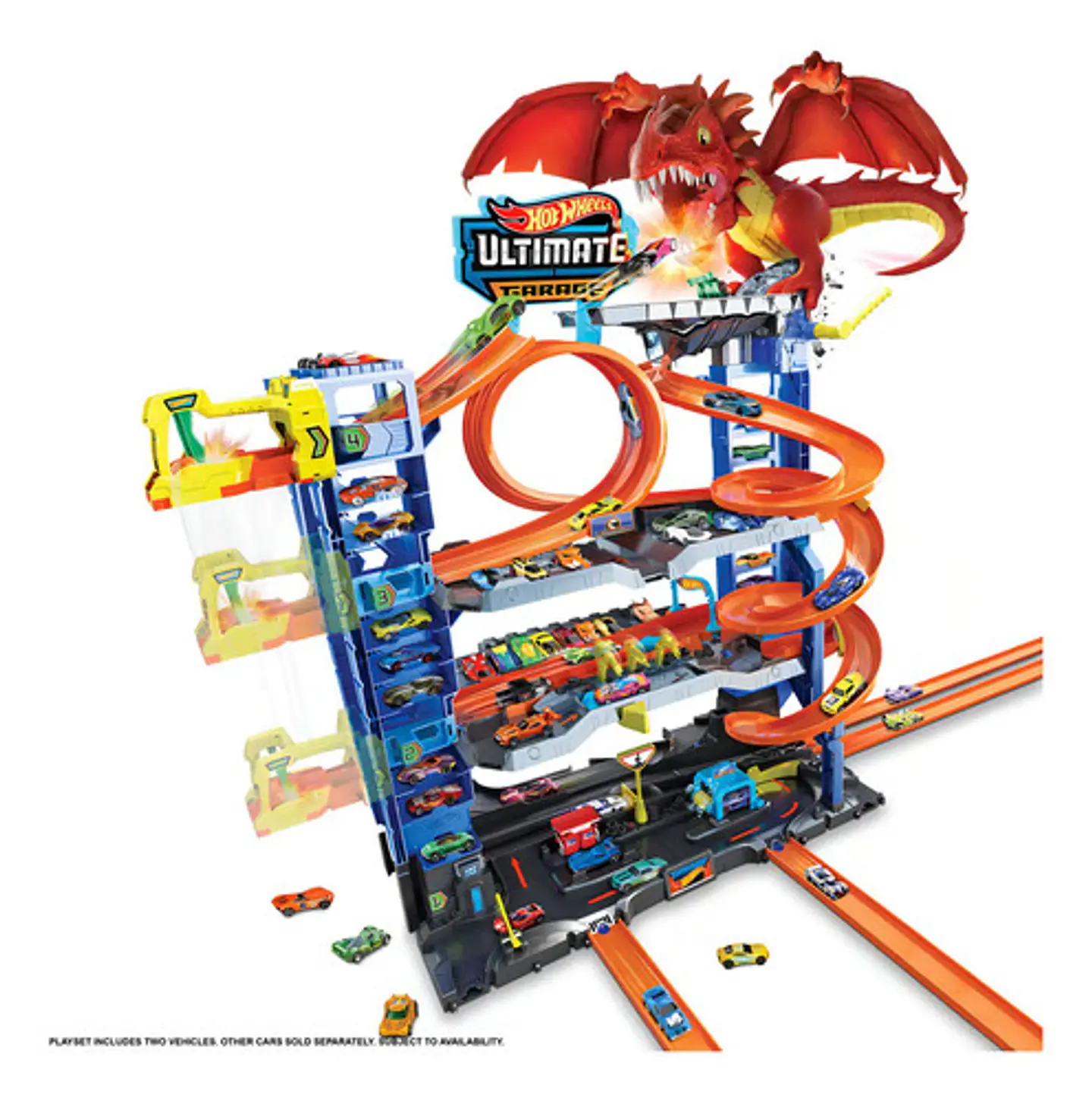 Hot Wheels City Pista De Juguete Ultimate Garage Escala 1:64 3