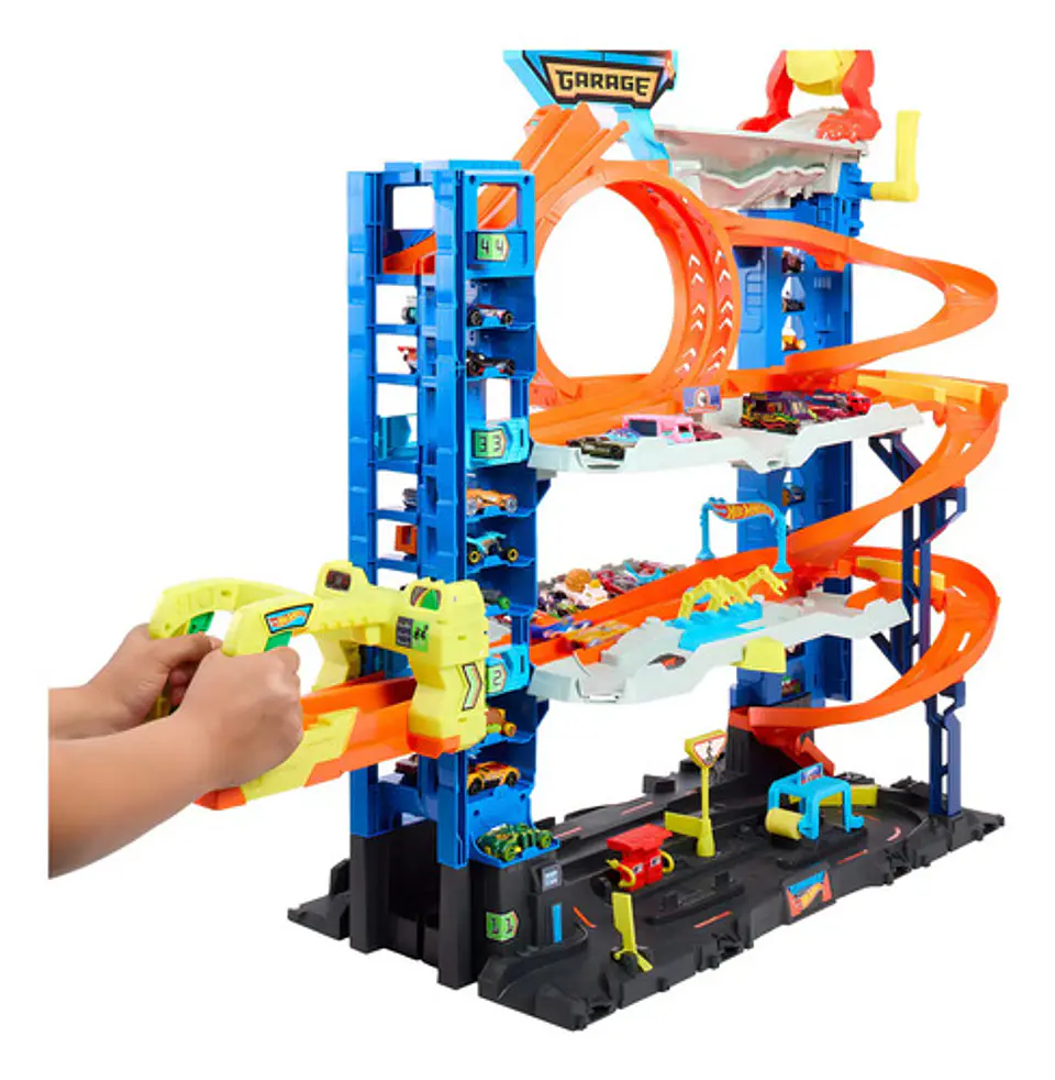 Hot Wheels City Pista De Juguete Ultimate Garage Escala 1:64 6