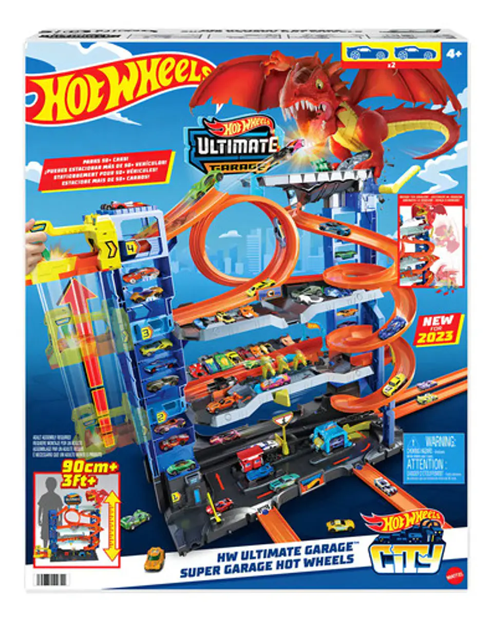 Hot Wheels City Pista De Juguete Ultimate Garage Escala 1:64 7