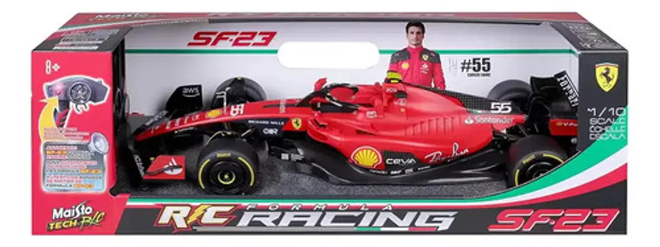 Carro Control Remoto Maisto Tech R/c F1 Rb19 Red Bull 1:10 Color Rojo Personaje Carlos Sainz 55 1