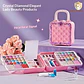 Set De Maquillaje Para Niñas Con Maleta Rosa Brillante - Miniatura 2