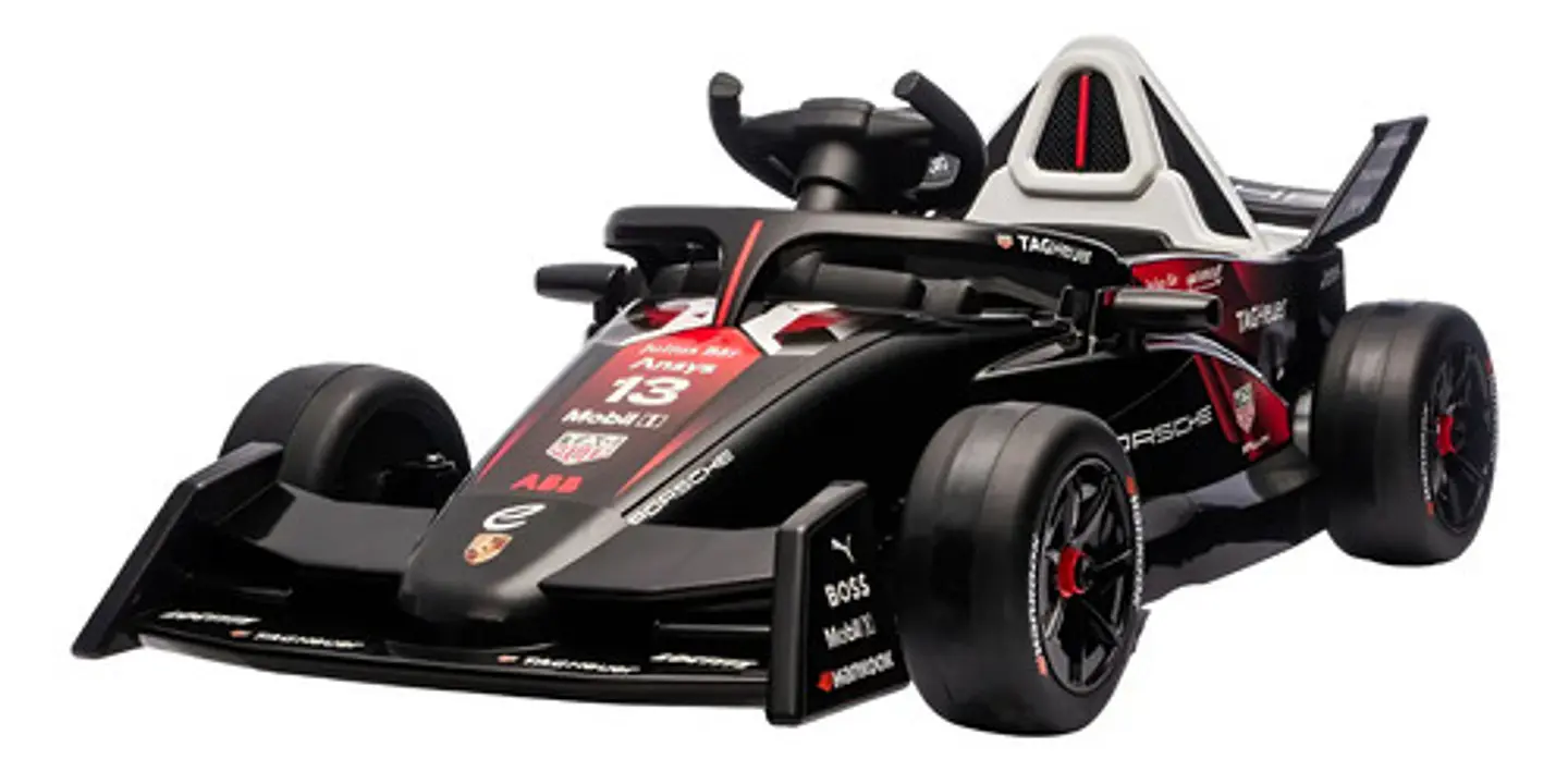 Pingüe® Montable Eléctrico Infantil 12v Porsche® Formula 1 E Negro 1