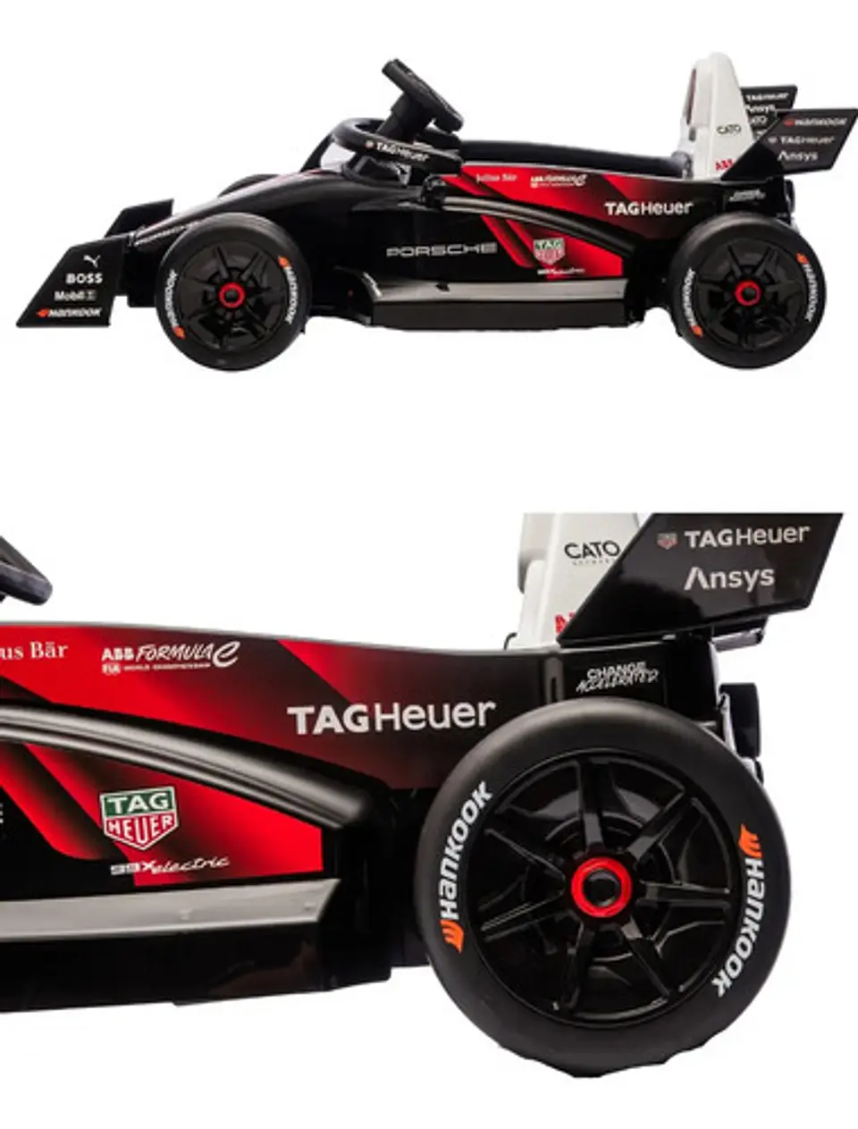 Pingüe® Montable Eléctrico Infantil 12v Porsche® Formula 1 E Negro 3