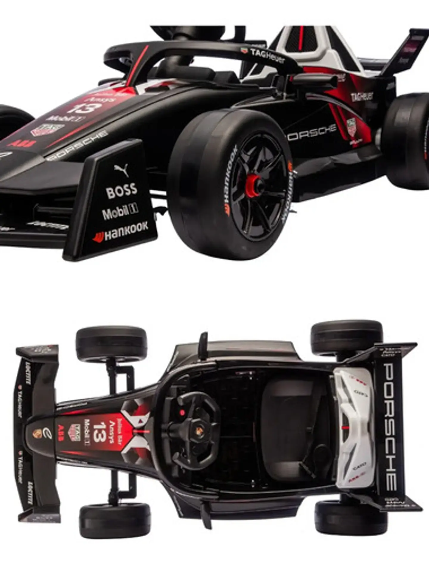 Pingüe® Montable Eléctrico Infantil 12v Porsche® Formula 1 E Negro 4