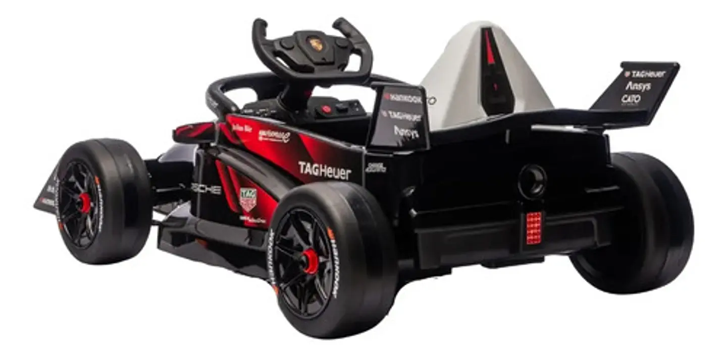 Pingüe® Montable Eléctrico Infantil 12v Porsche® Formula 1 E Negro 5