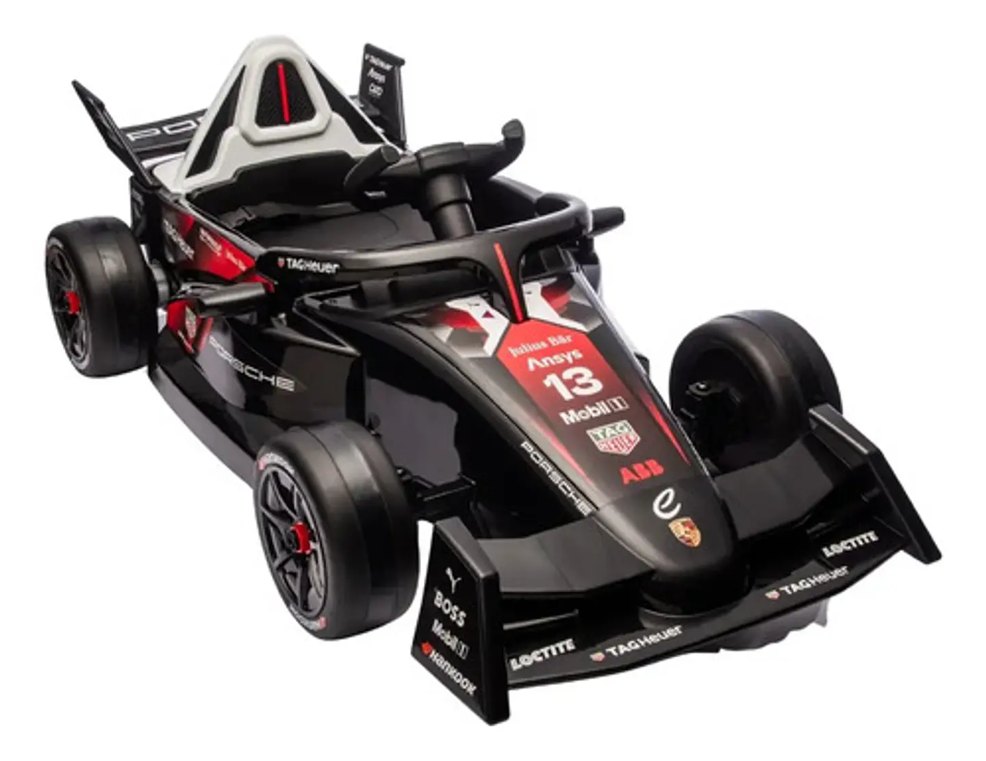 Pingüe® Montable Eléctrico Infantil 12v Porsche® Formula 1 E Negro 7