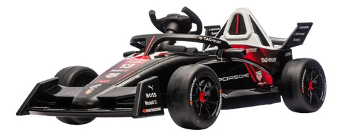 Pingüe® Montable Eléctrico Infantil 12v Porsche® Formula 1 E Negro 8