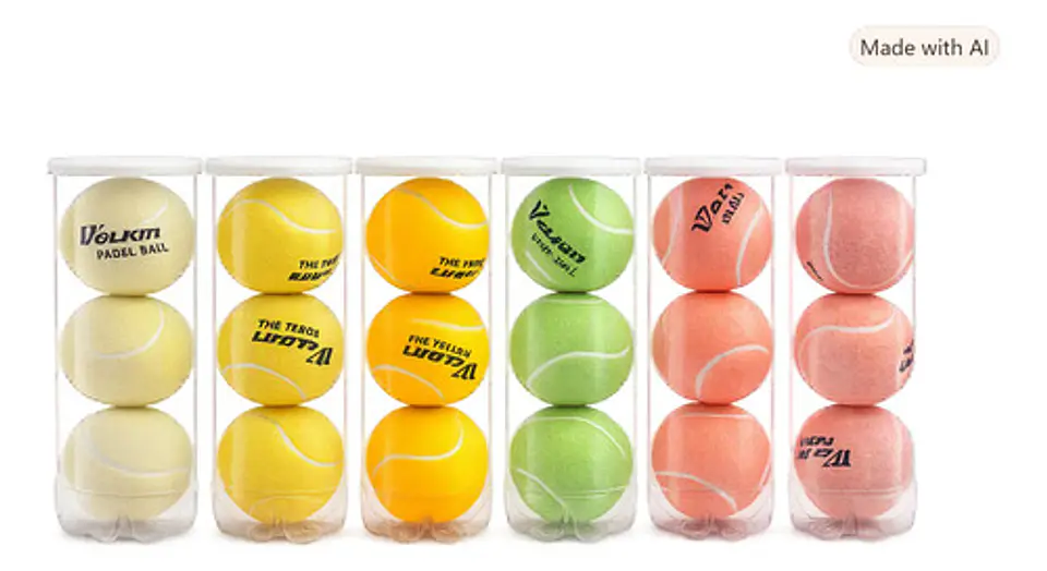 Pelotas De Pádel Welkin Padel Ball Tubo X3 Unidades Colores 5