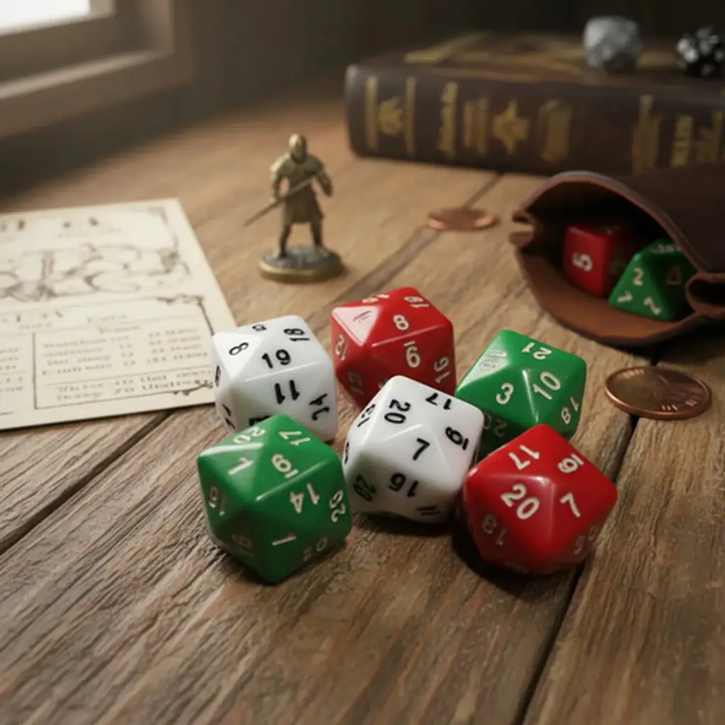 Juego Dados 24 Caras  6 Und Dado Juego Rol Mesa Poliédricos 3