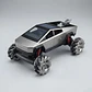 Carro A Control Remoto Cybertruck Recargable 1/8 Luces - Miniatura 1