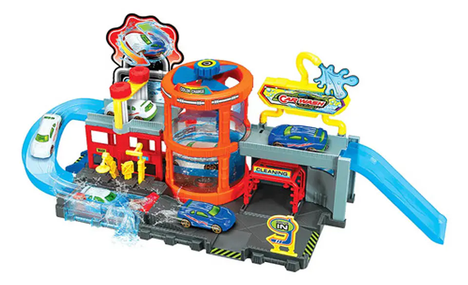 Pista Set Lavadero De Autos Magico - Express Wheels 1