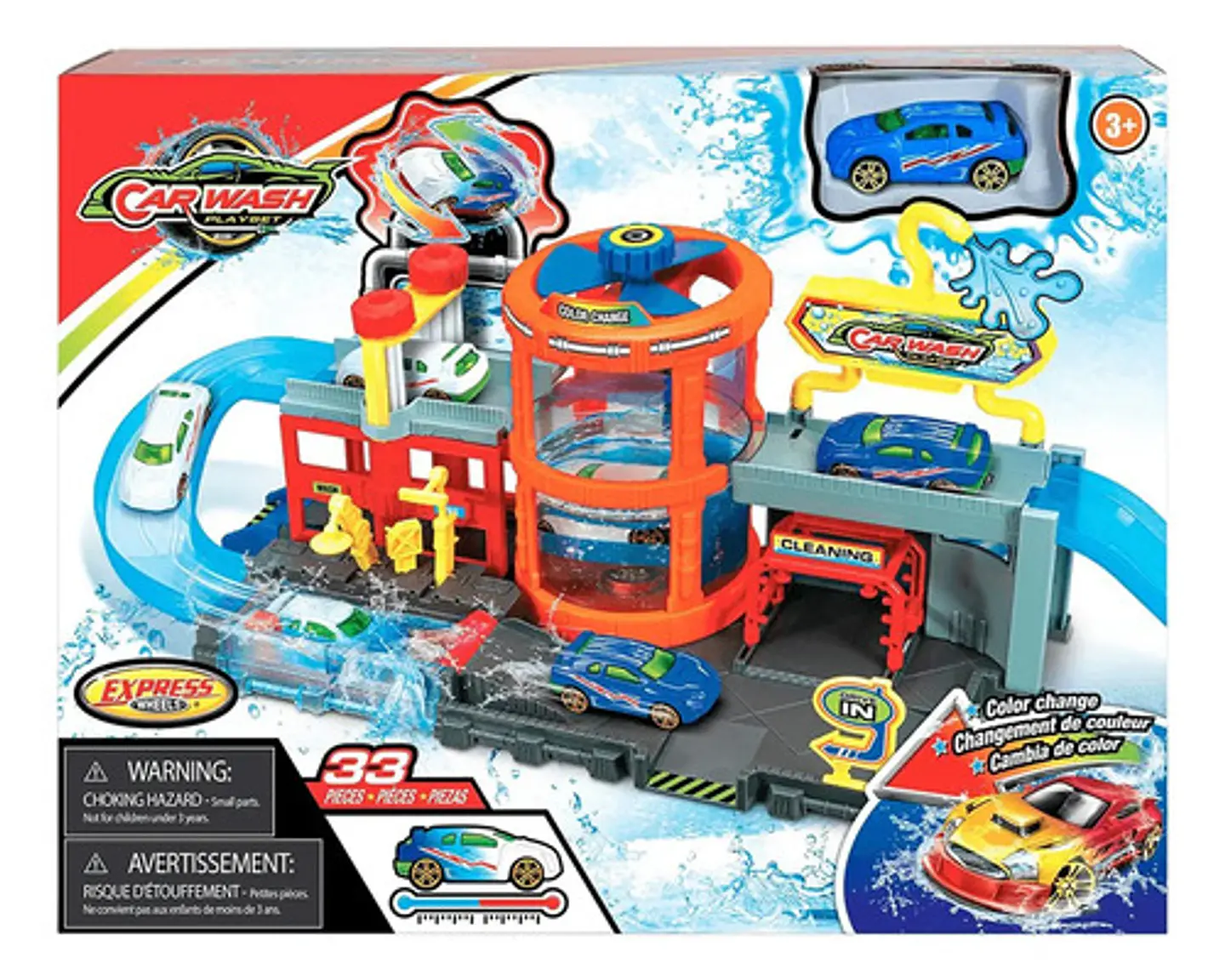 Pista Set Lavadero De Autos Magico - Express Wheels 6