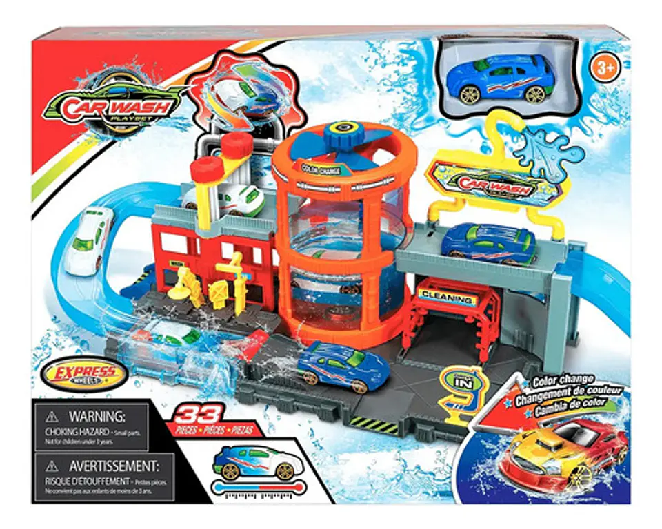 Pista Set Lavadero De Autos Magico - Express Wheels 6