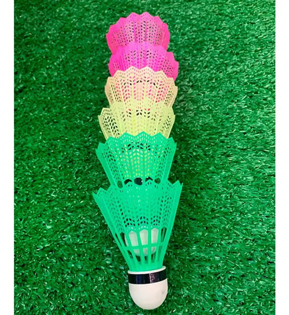 Kit De Volantes De Bádminton Y Nailon Con Corcho De 6 Piezas 4