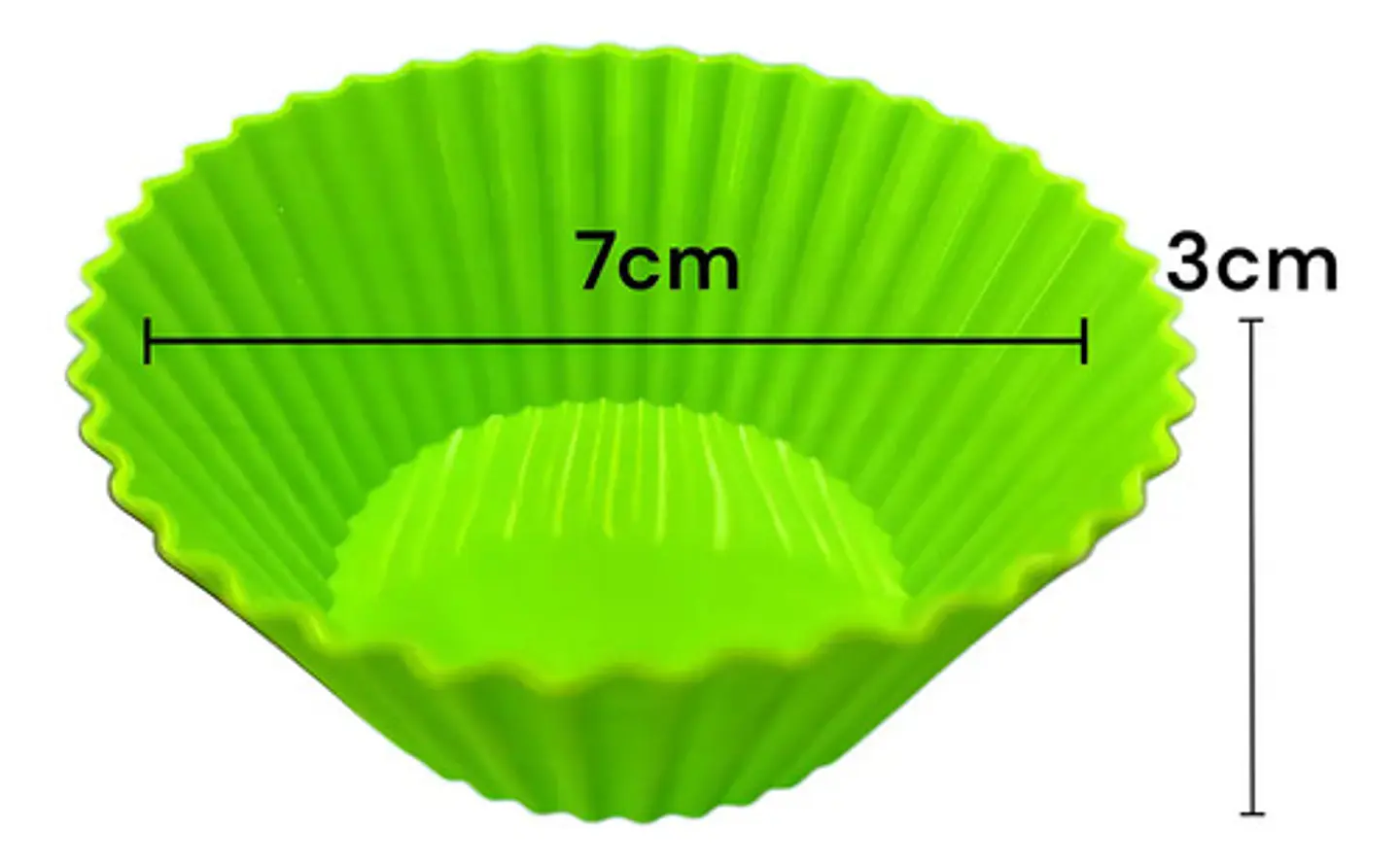 Moldes Silicona Macro Antiadhereentes Para Cupcakes Muffins X12 Surtido 1