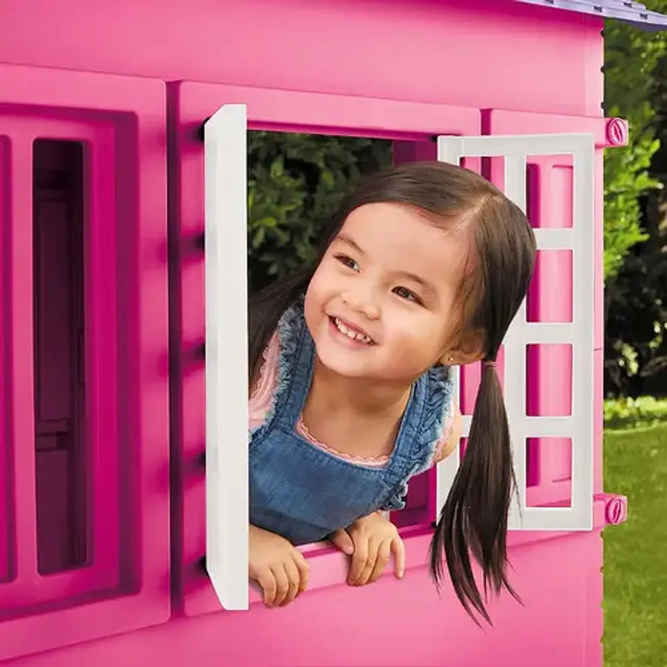 Casa De Juego Cabaña De Princesas Little Tikes, Color Rosa 5