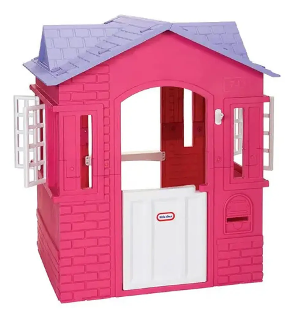 Casa De Juego Cabaña De Princesas Little Tikes, Color Rosa 6