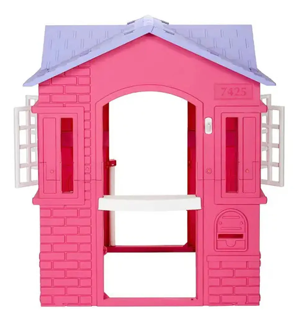 Casa De Juego Cabaña De Princesas Little Tikes, Color Rosa 7