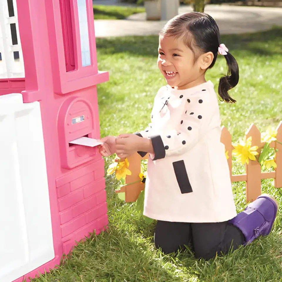 Casa De Juego Cabaña De Princesas Little Tikes, Color Rosa 11