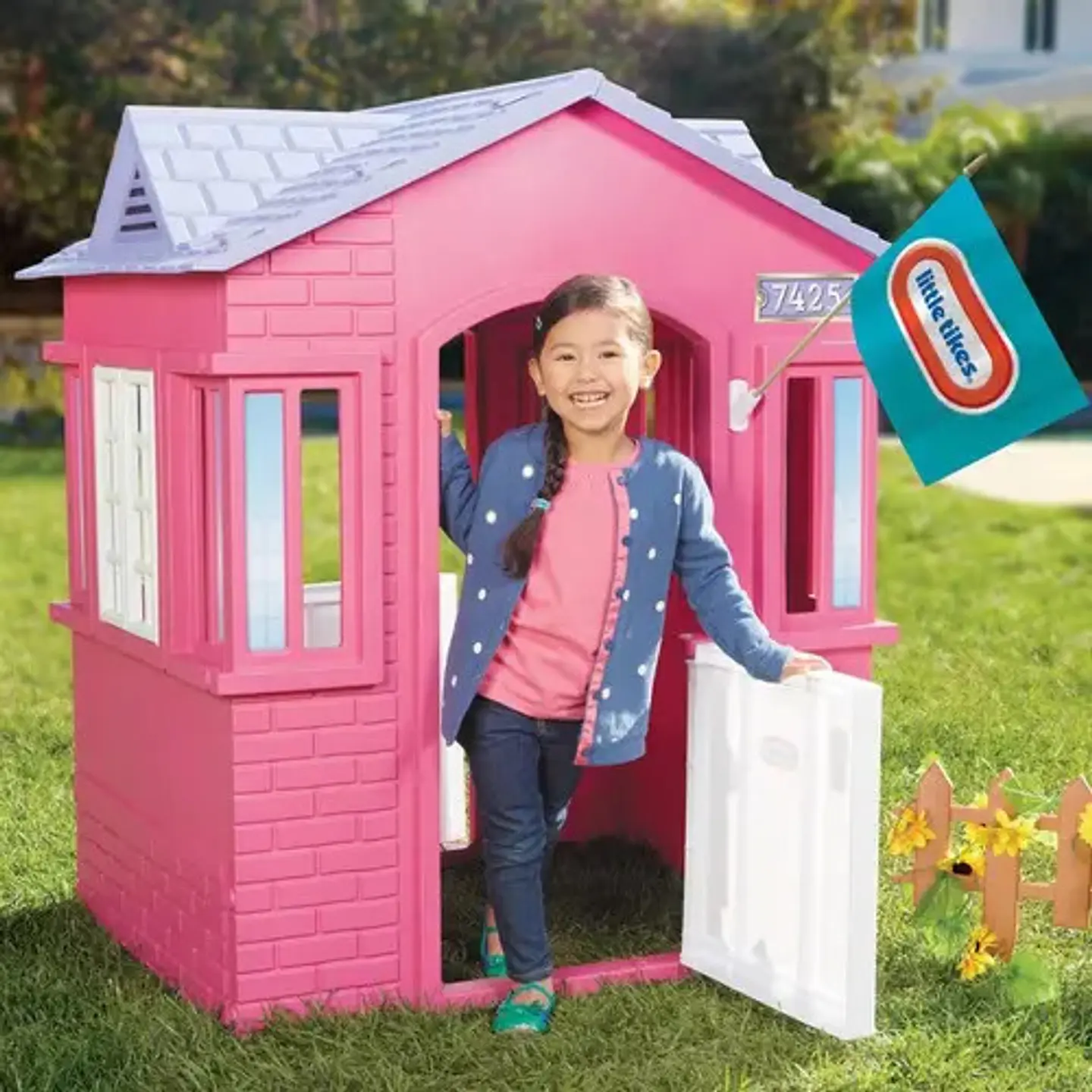 Casa De Juego Cabaña De Princesas Little Tikes, Color Rosa 12