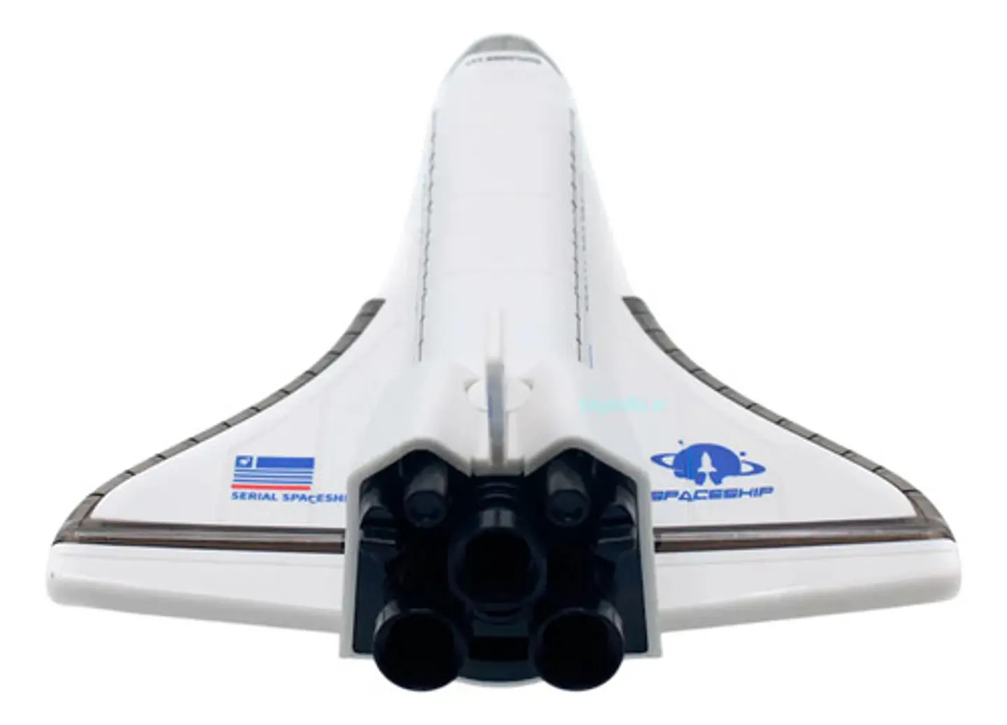 Nave Cohete Espacial Control Remoto Humo Recargables Blanco 2046 6